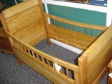 antique beech/pine bed in Ramstein, Germany